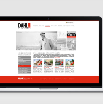 Dahl & Associates Real Estate Team Branding