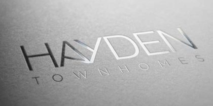 Hayden Townhomes Branding